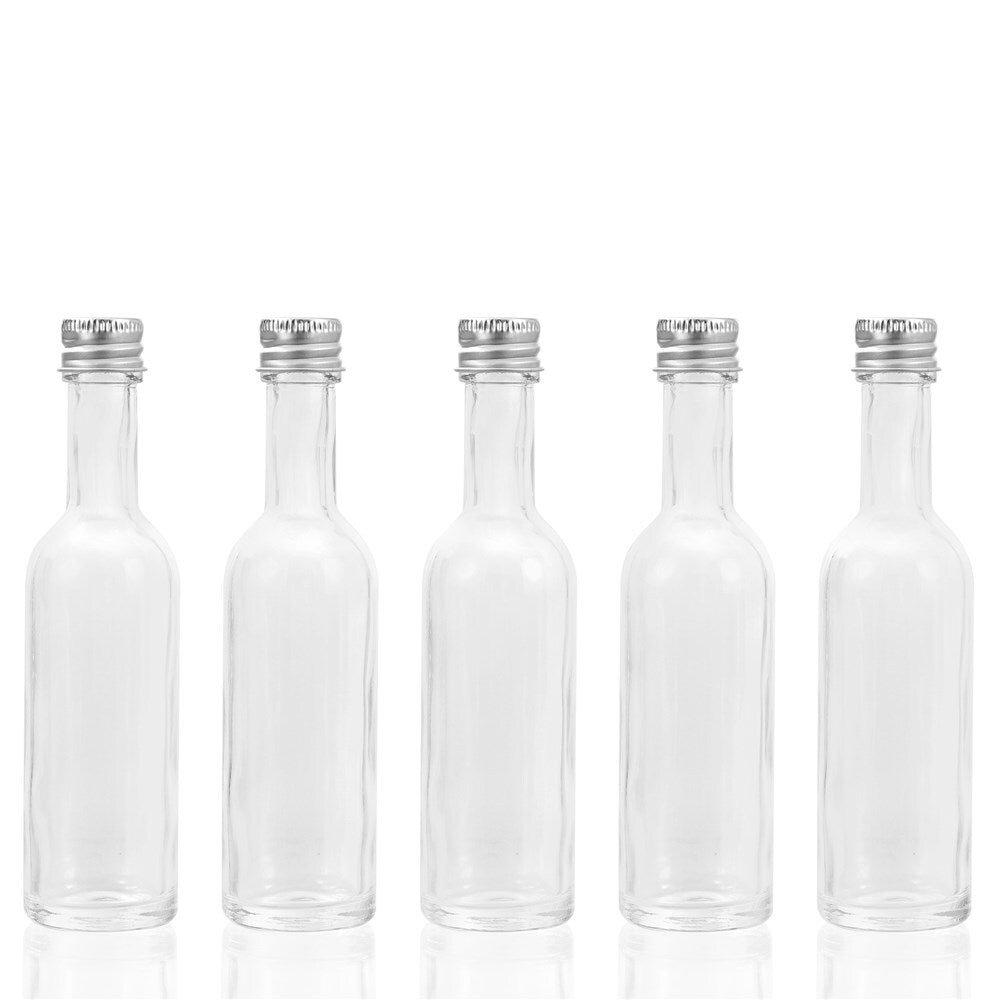 31374-5pk-lemon-lime-60ml-long-neck-mini-bottle-capri-glass-w-silver-lid