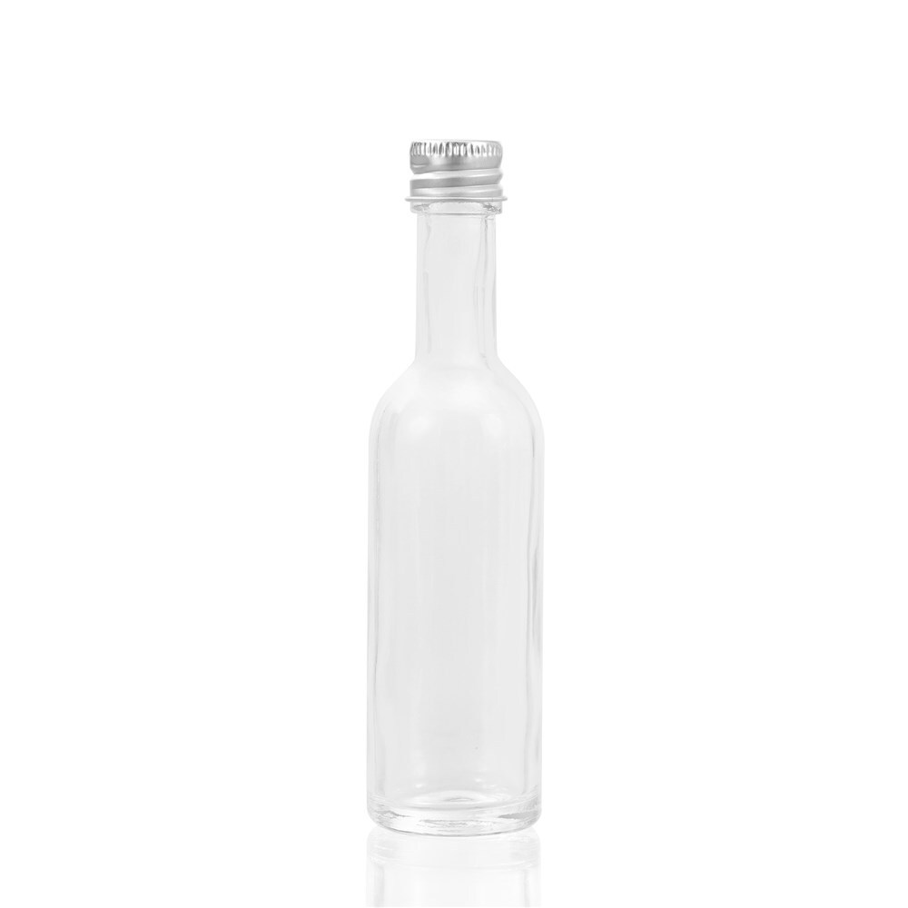 31374-5pk-lemon-lime-60ml-long-neck-mini-bottle-capri-glass-w-silver-lid