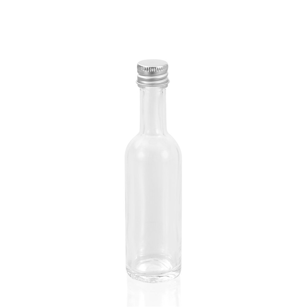 31374-5pk-lemon-lime-60ml-long-neck-mini-bottle-capri-glass-w-silver-lid