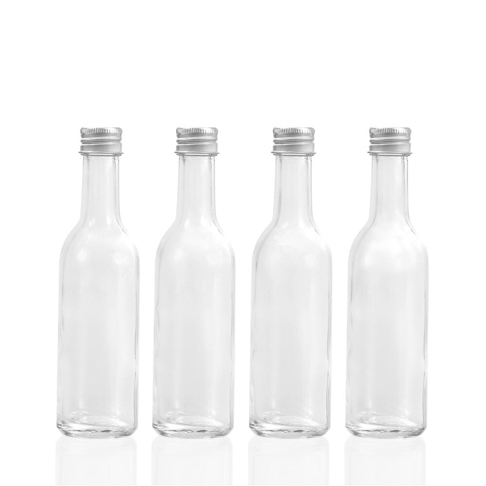 31381-4pk-lemon-lime-120ml-long-neck-mini-bottle-capri-glass-w-silver-lid