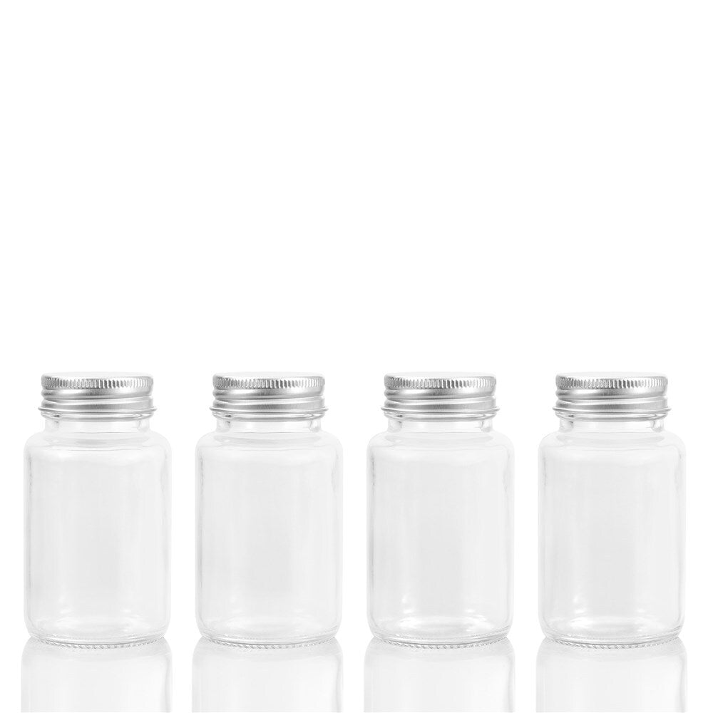 31404-4pk-lemon-lime-100ml-mini-round-jar-capri-glass-w-silver-lid