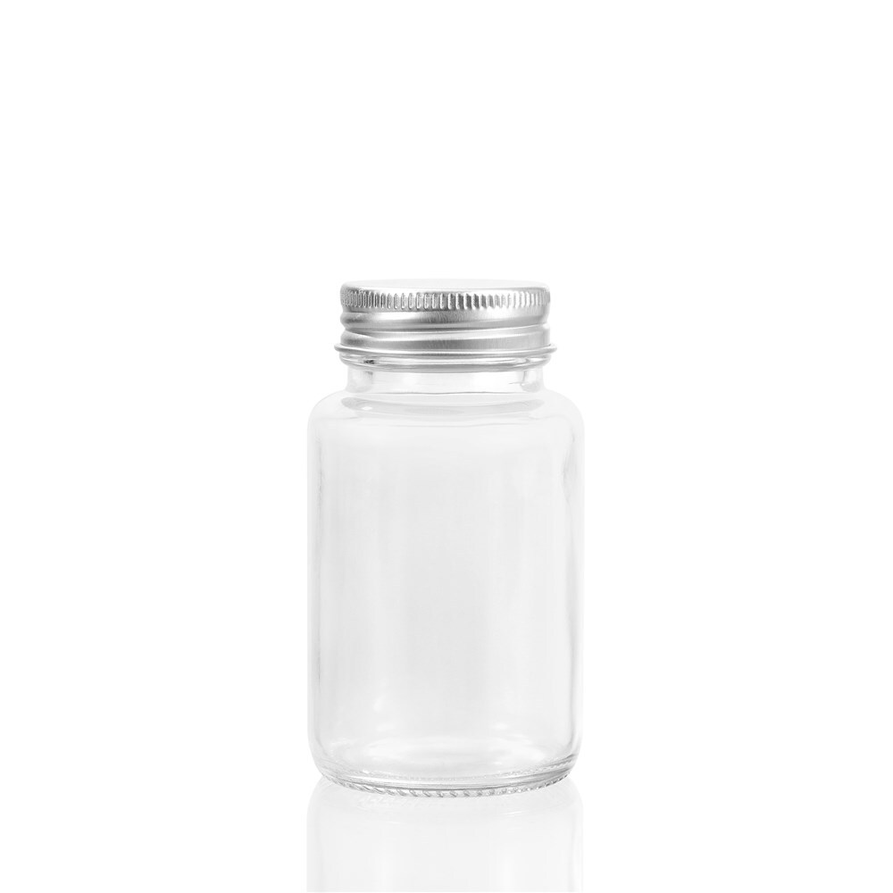 31404-4pk-lemon-lime-100ml-mini-round-jar-capri-glass-w-silver-lid