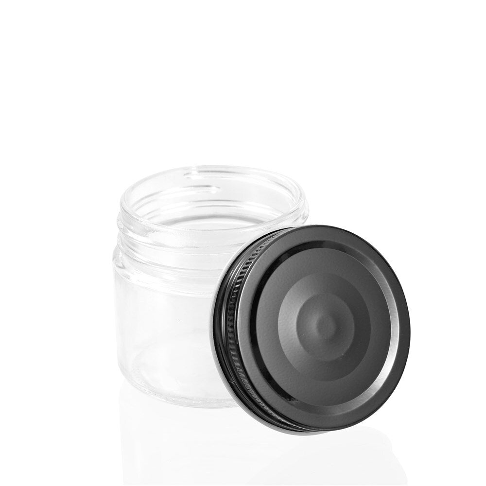 31466-6pk-lemon-lime-200ml-preserve-jar-capri-glass-w-black-lid