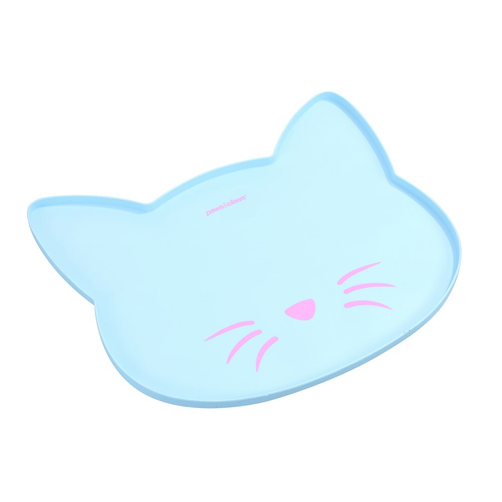 31565-2pc-paws-claws-45-5cm-silicone-cat-feeding-mat-asstd