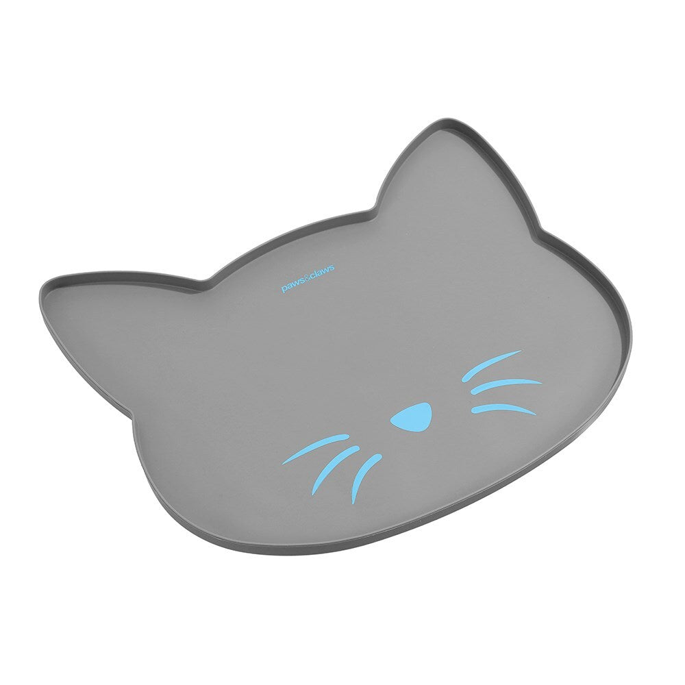 31565-2pc-paws-claws-45-5cm-silicone-cat-feeding-mat-asstd