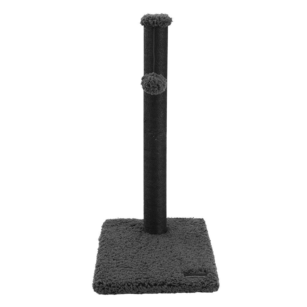 33132-paws-claws-catsby-65cm-sherpa-cat-scratching-post-w-toy-assorted
