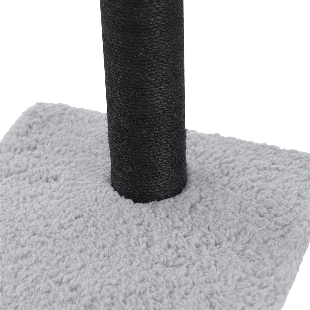 33132-paws-claws-catsby-65cm-sherpa-cat-scratching-post-w-toy-assorted