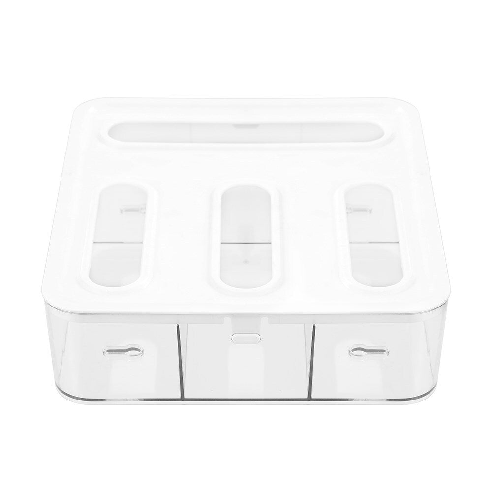 33187-boxsweden-31-5cm-brite-crystal-4-section-zip-bag-storer-clear