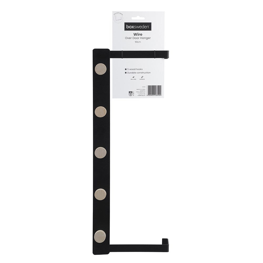33194-boxsweden-large-50cm-over-door-5-wood-hooks-hanger-black