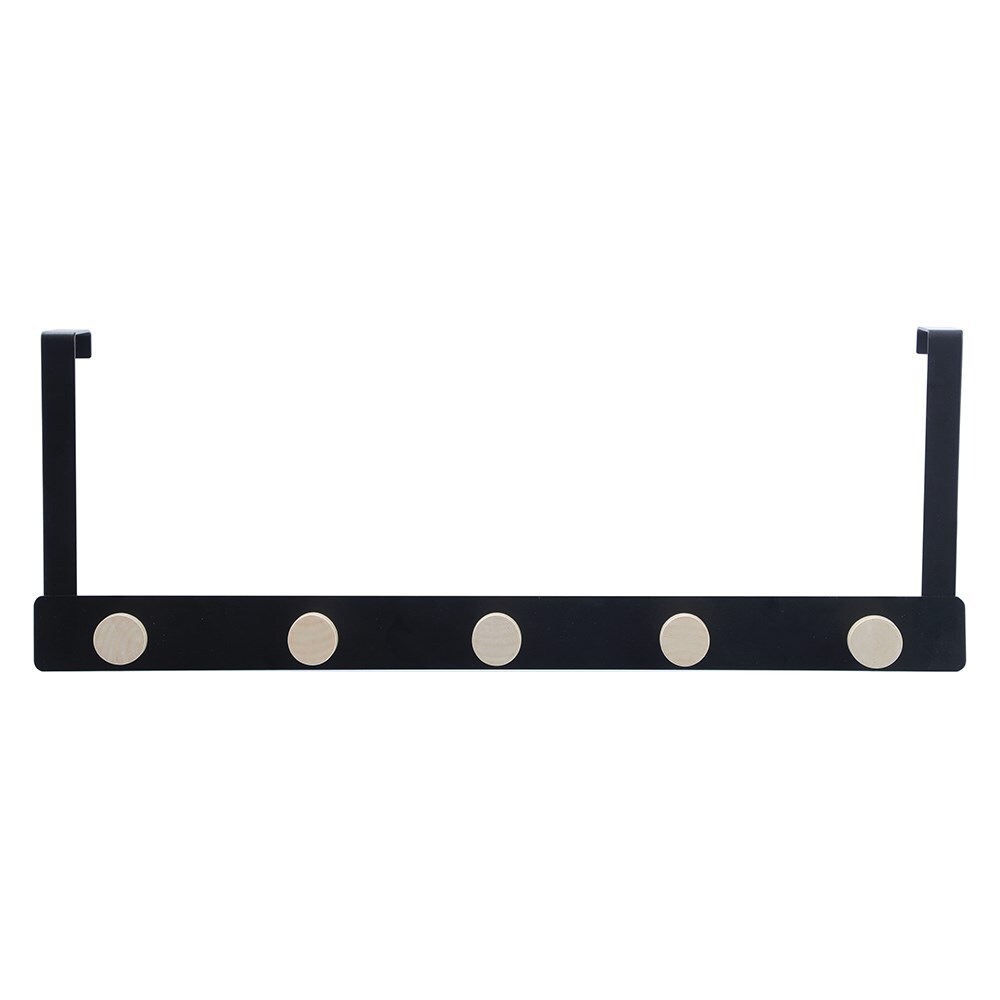 33194-boxsweden-large-50cm-over-door-5-wood-hooks-hanger-black