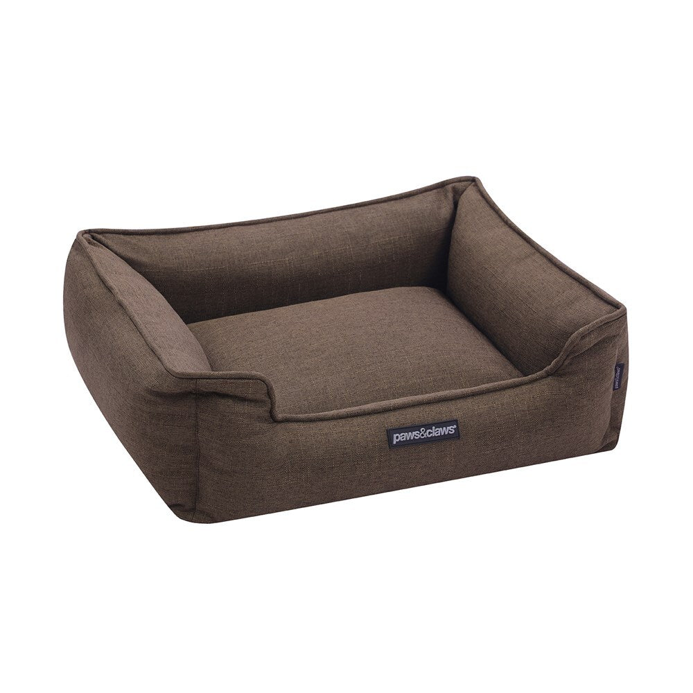 33651-paws-claws-60cm-pia-walled-cat-dog-pet-bed-medium-brown