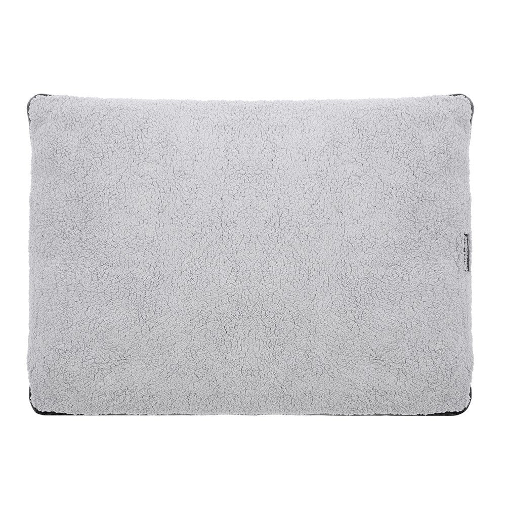 33699-paws-claws-primo-plush-90cm-pet-mattress-bed-medium-grey-charcoal