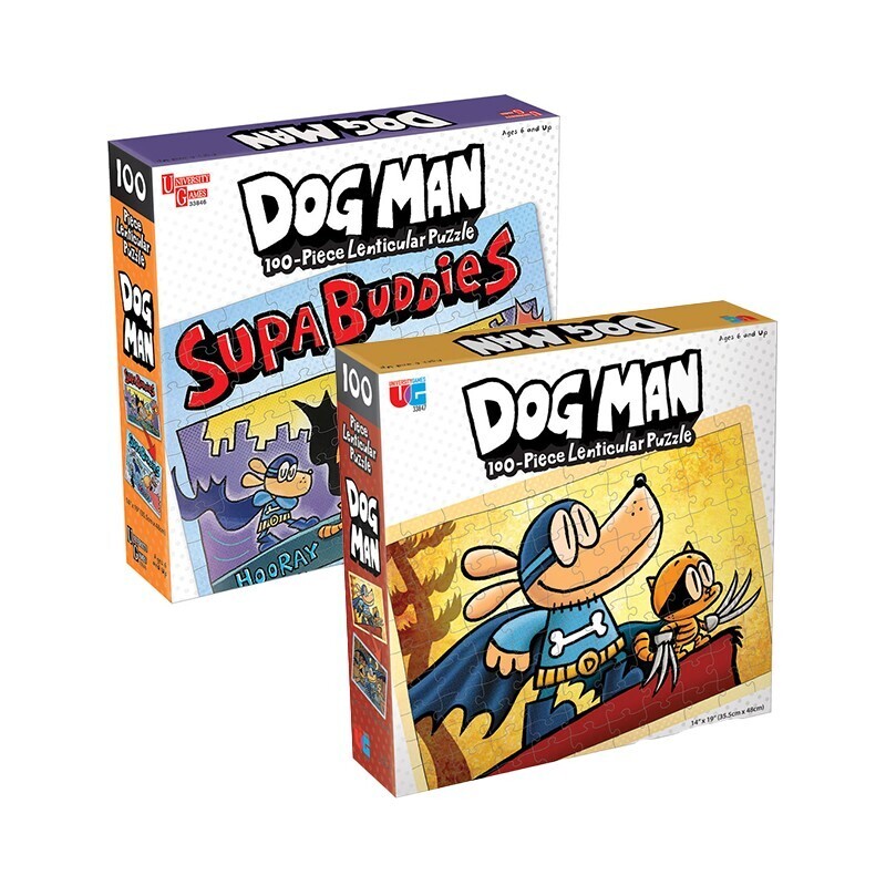 33848-6-100pc-dog-man-lenticular-puzzle-supa-buddies-adventure-assorted-kids-activity-game