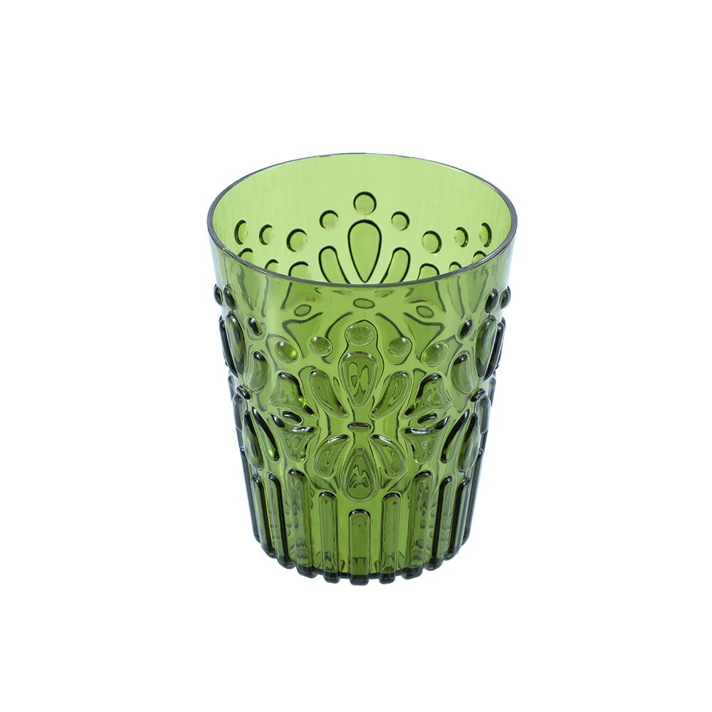34764-lemon-lime-floral-deco-350ml-water-drink-plastic-tumbler-assorted