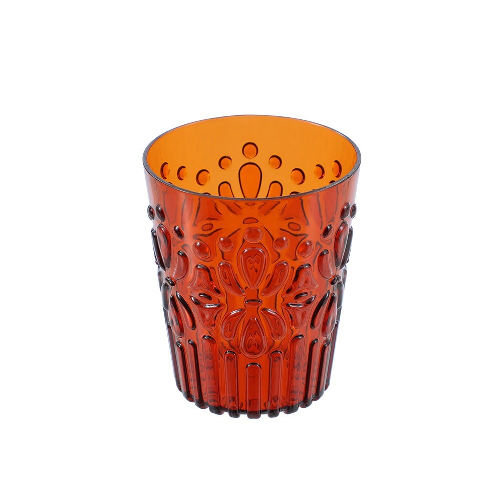 34764-lemon-lime-floral-deco-350ml-water-drink-plastic-tumbler-assorted