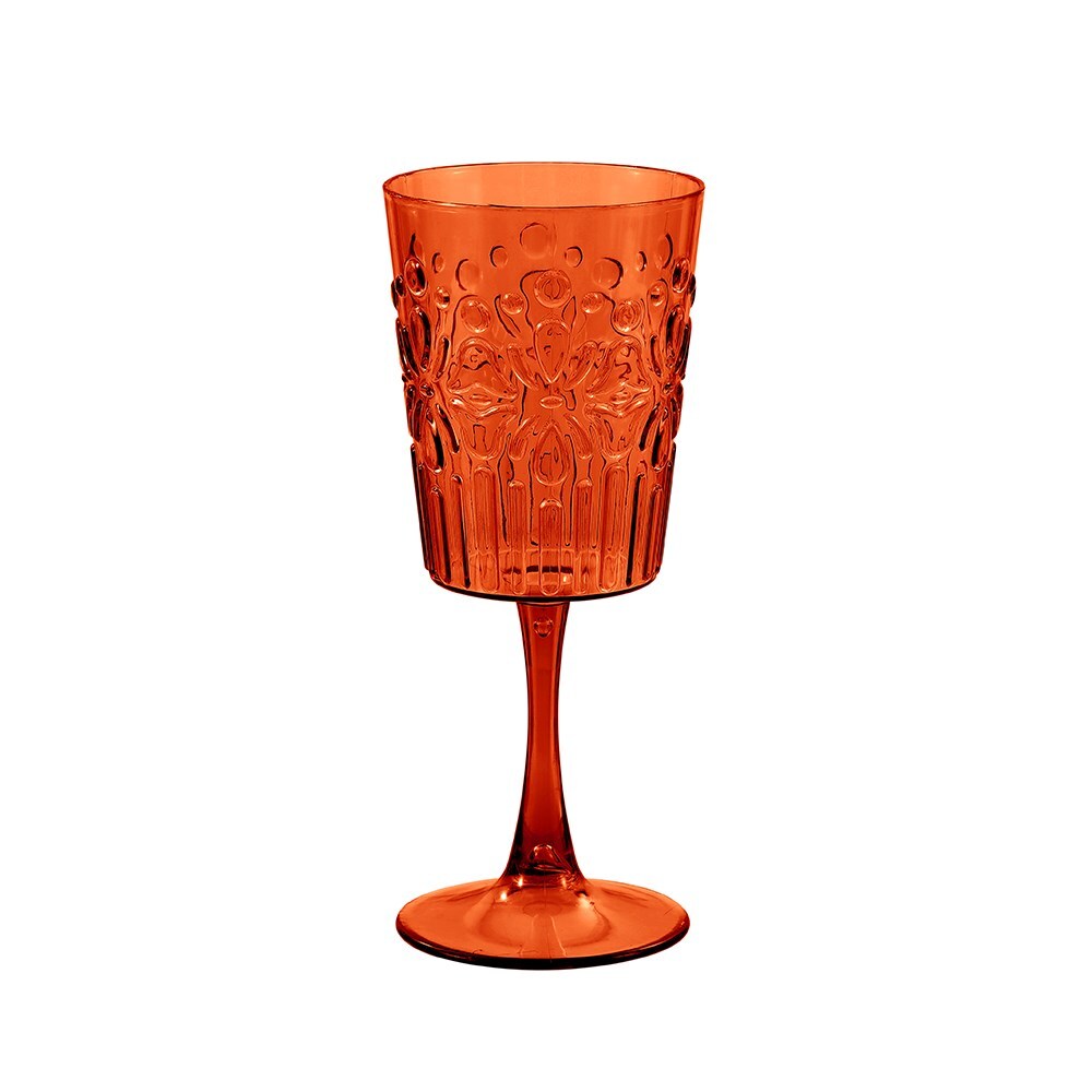 34771-lemon-lime-floral-deco-390ml-plastic-wine-goblet-assorted