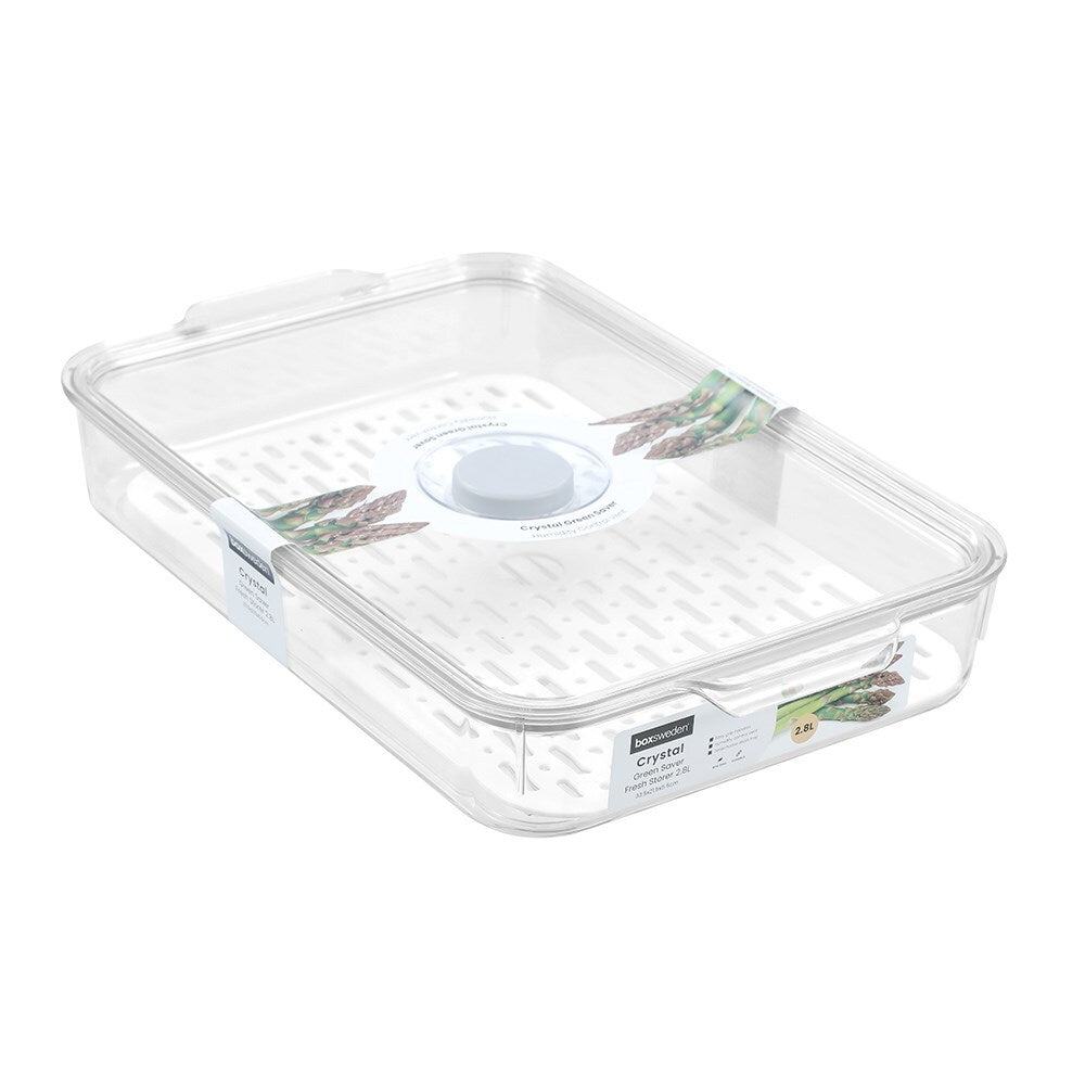 34825-boxsweden-crystal-2-8l-33-5cm-green-saver-fresh-storer-container-clear