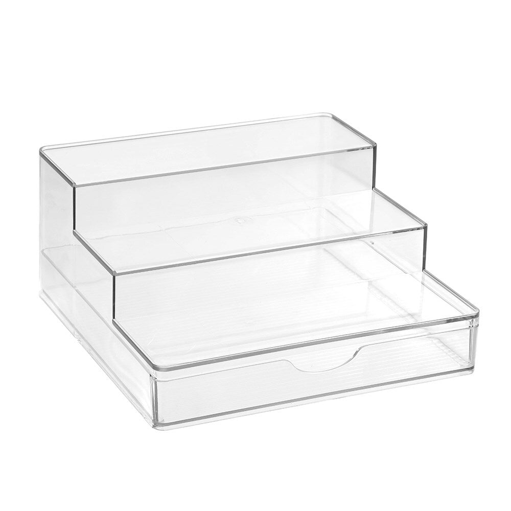 35921-boxsweden-26-5cm-crystal-3-tier-shelf-organiser-drawer-clear