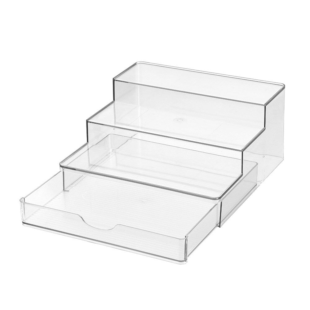 35921-boxsweden-26-5cm-crystal-3-tier-shelf-organiser-drawer-clear