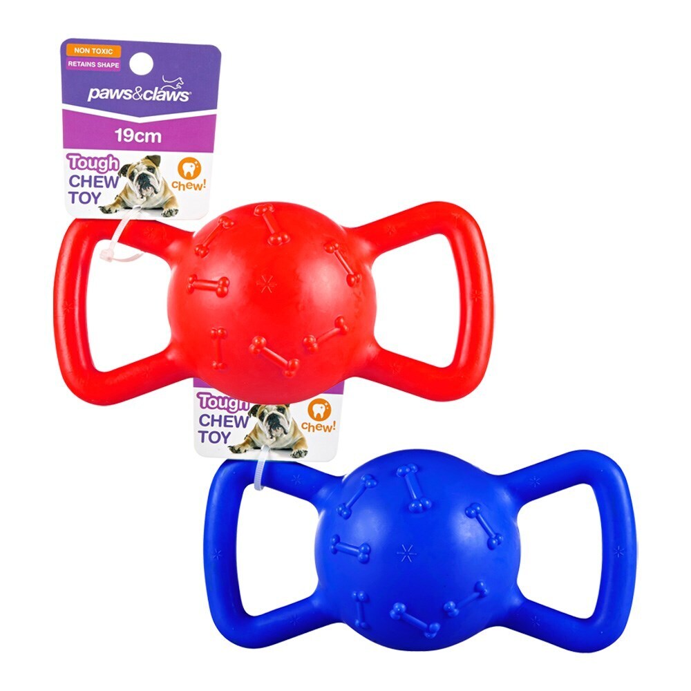 38093-paws-claws-19cm-super-tuff-tug-of-war-tpr-pet-toy-assorted