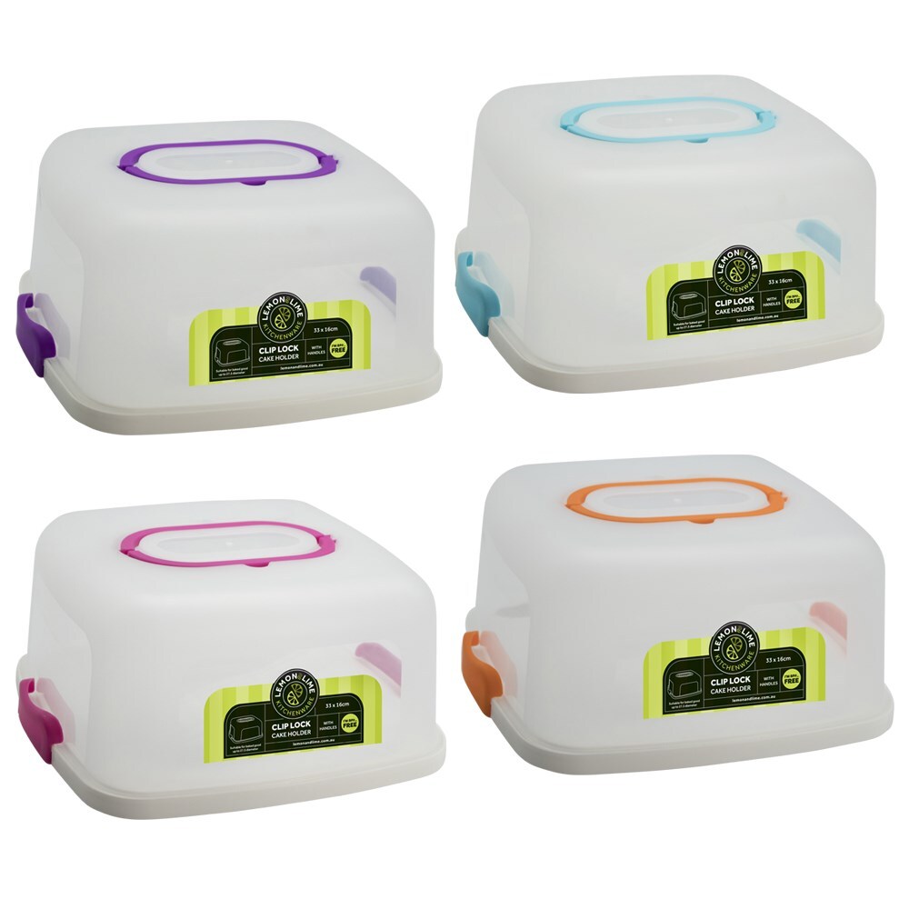 43455-lemon-lime-33cm-square-cake-holder-assorted-colours
