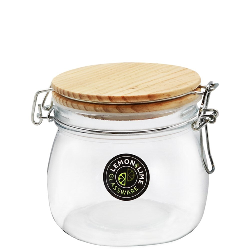 45022-lemon-lime-glass-clip-jar-wooden-lid-470ml-10-5x11cm