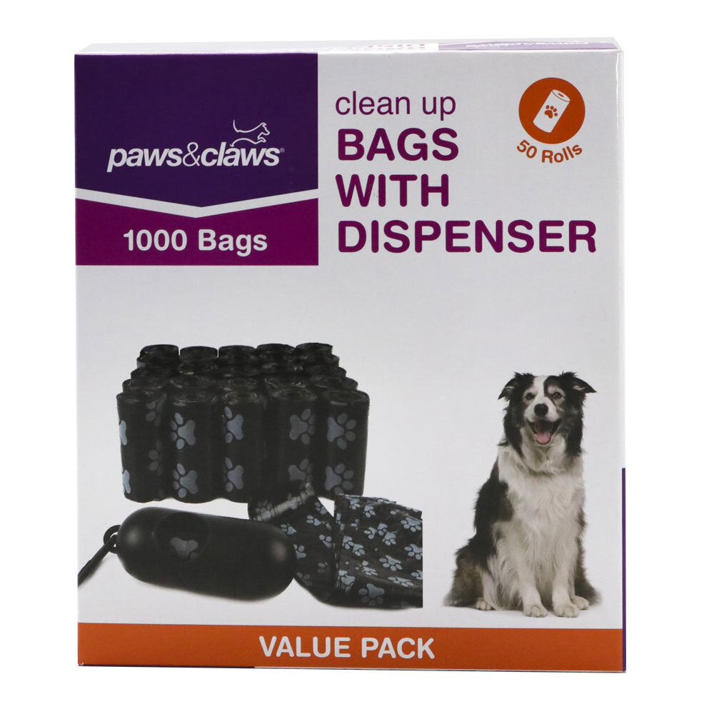 47477-1000pc-paws-claws-doggy-clean-up-bags-with-dispenser