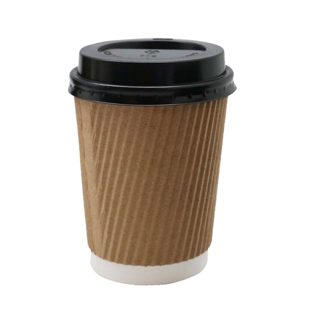 48078-12pk-lemon-lime-280ml-ripple-wall-coffee-cups-w-lids-assorted