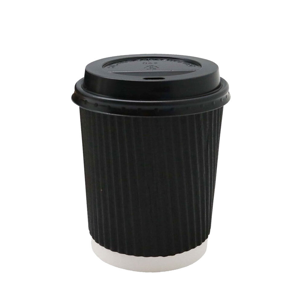 48078-12pk-lemon-lime-280ml-ripple-wall-coffee-cups-w-lids-assorted