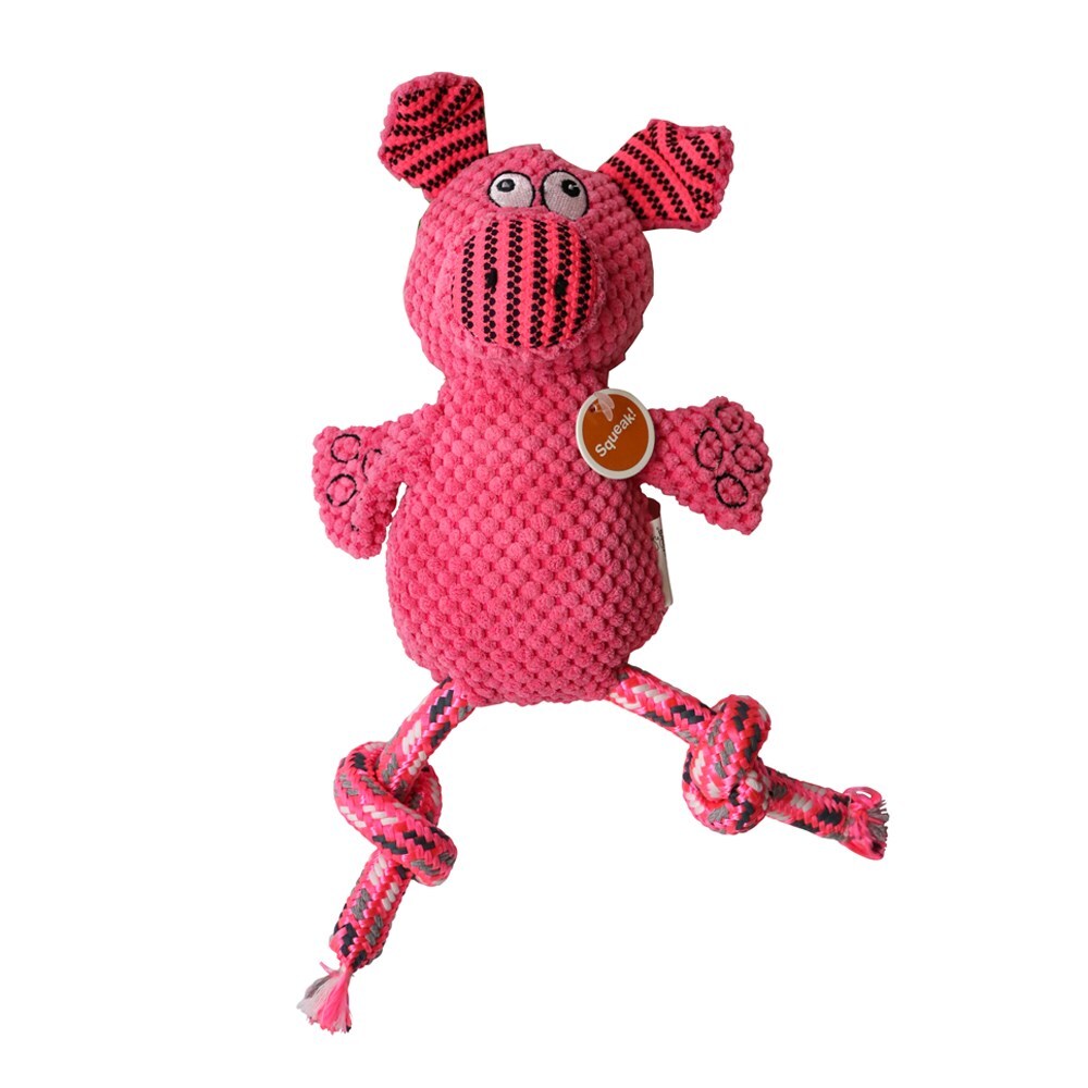 49495-paws-claws-35cm-animal-kingdom-rope-leg-pet-toy-assorted