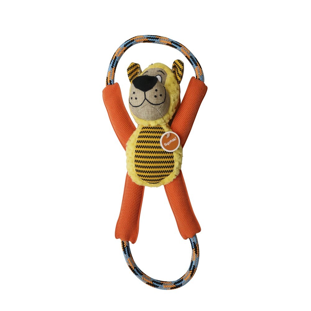 49501-paws-claws-animal-kingdom-double-loop-pet-dog-toy-57cm-assorted