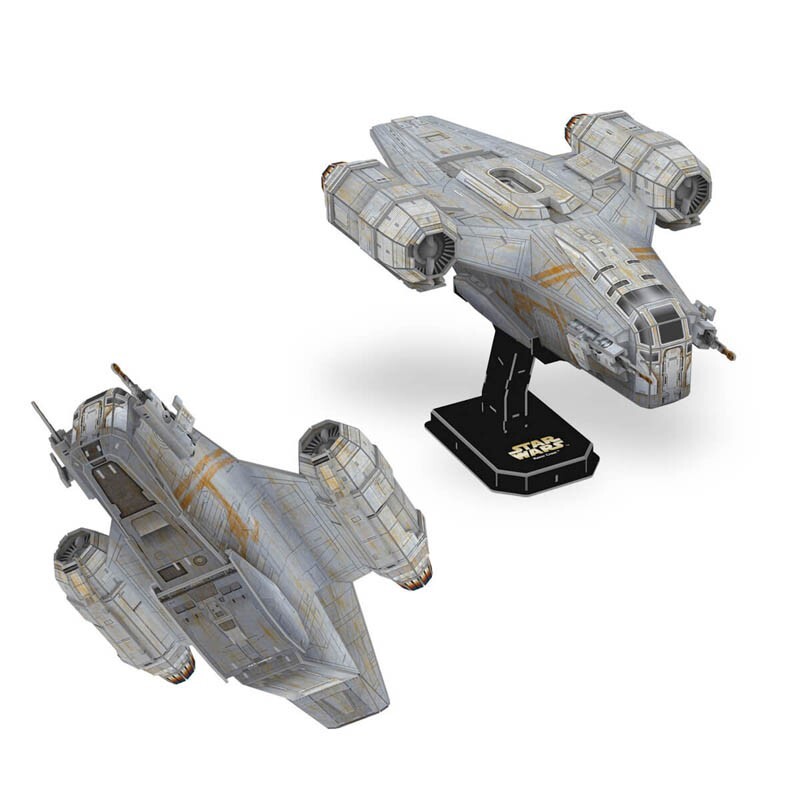 4d51306-140pc-star-wars-the-mandalorian-razor-3d-crest-paper-model-kit-10
