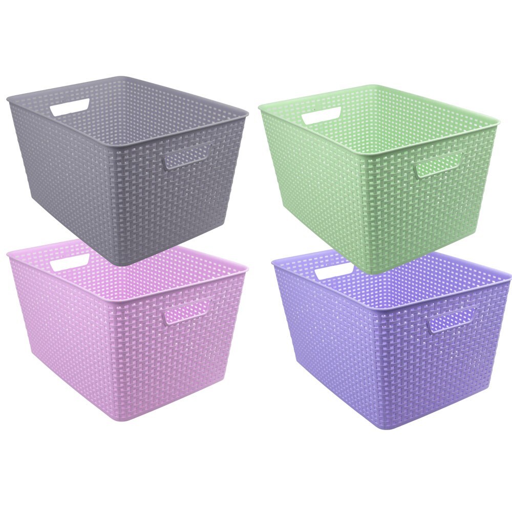 61022-boxsweden-woven-pattern-basket-34x44-5x25cm-assorted