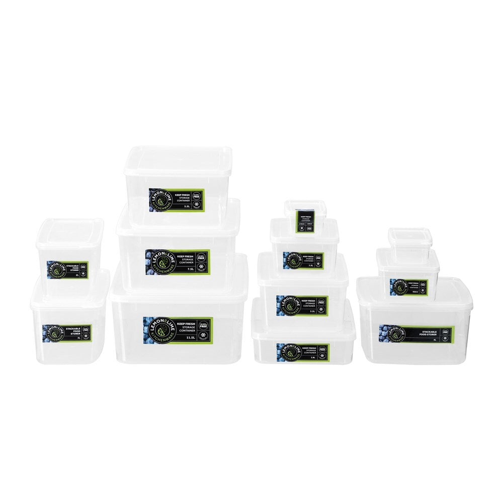 61121-lemon-lime-keep-fresh-11-5l-36cm-rectangle-food-container