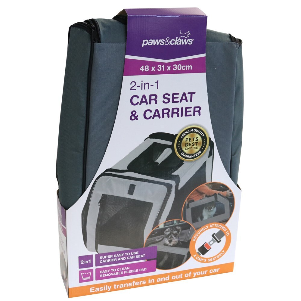 64665-paws-claws-pet-car-seat-carrier-dual-purpose