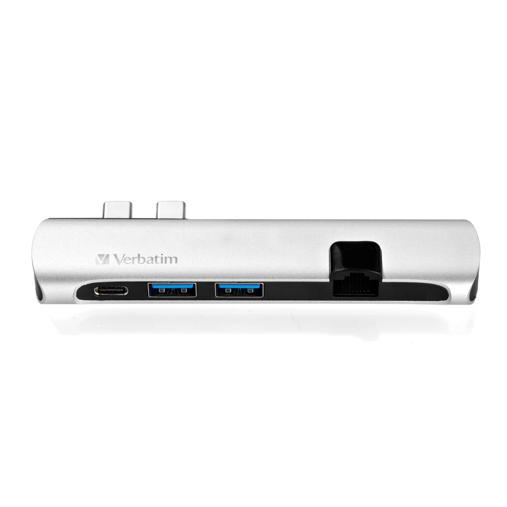 65802-verbatim-dual-usb-c-to-hdmi-rj45-usb-3-0-hub-silver