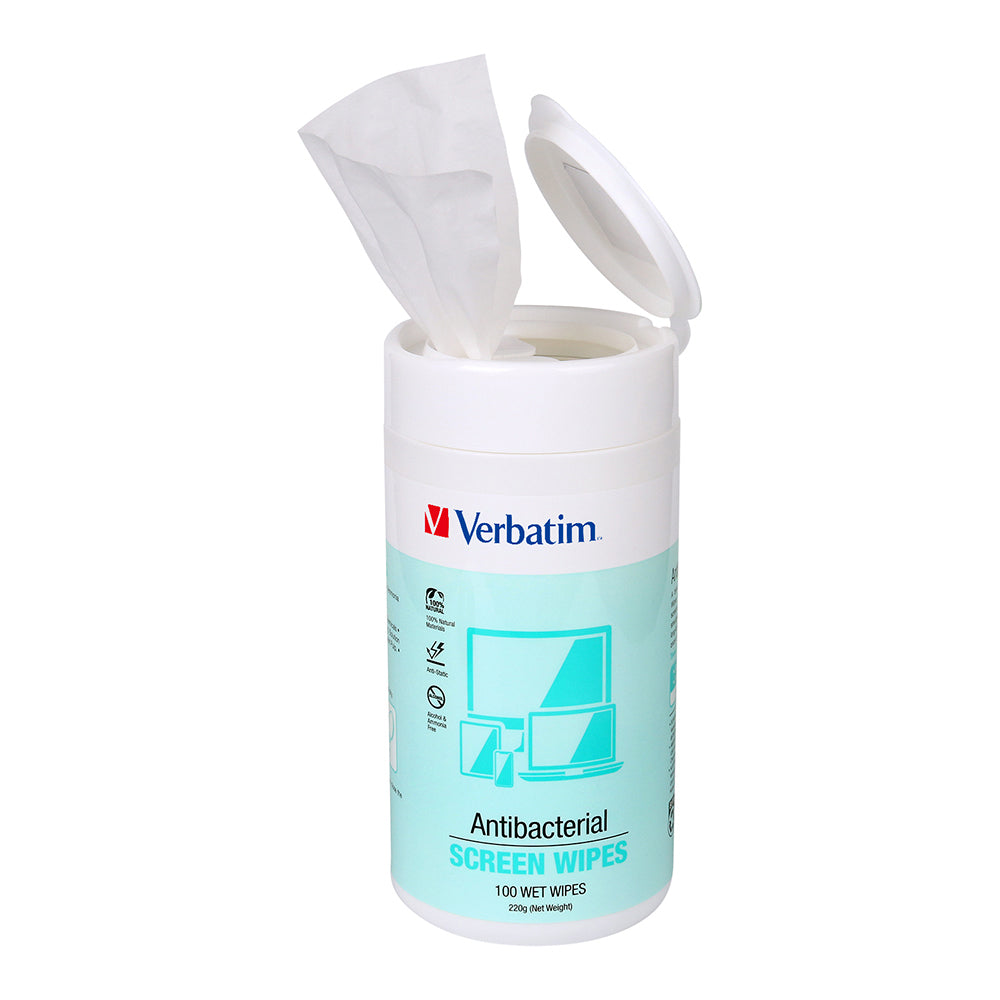 66608-100pc-verbatim-screen-cleaning-wet-wipes-for-laptop-computer-screen