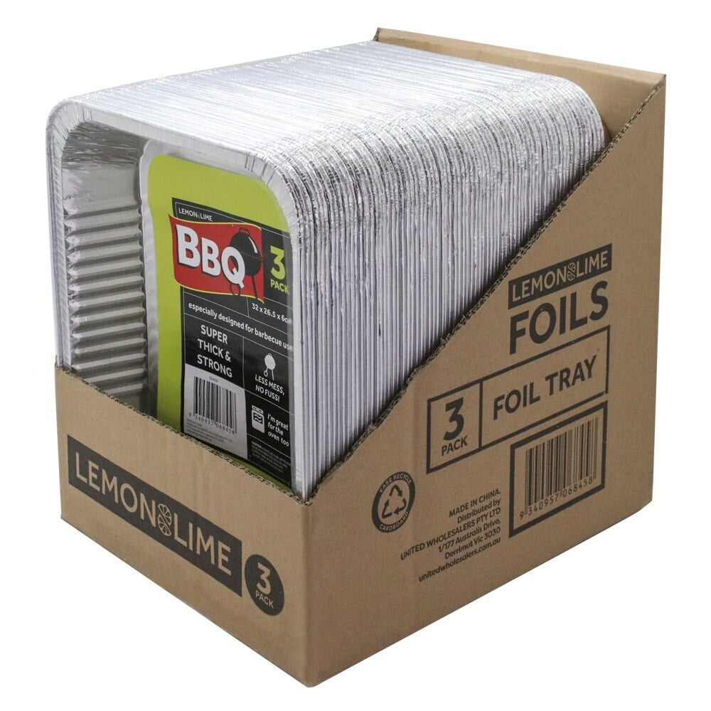 68458-3pk-lemon-lime-foil-tray-rect-pdq-32x26-5x6cm-shelf-ready-pdq