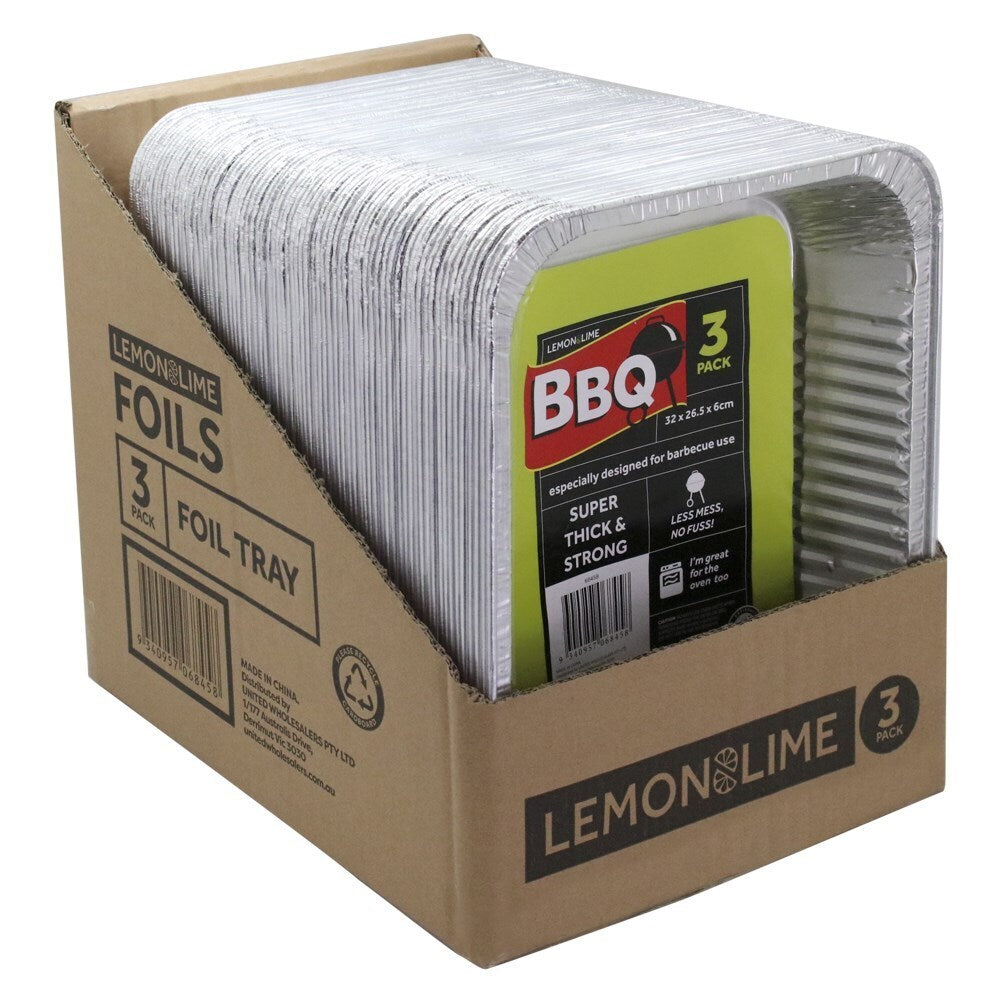 68458-3pk-lemon-lime-foil-tray-rect-pdq-32x26-5x6cm-shelf-ready-pdq