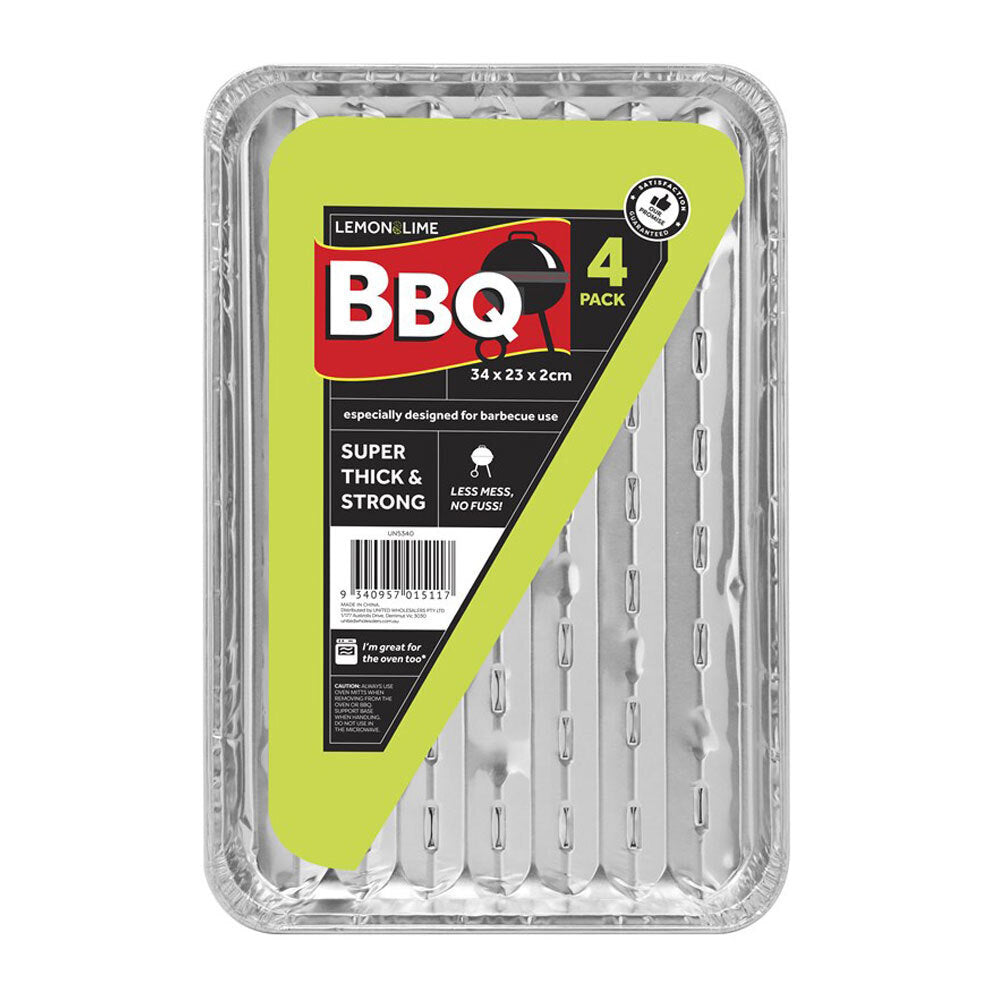 68922-4pc-lemon-lime-foil-bbq-grill-tray