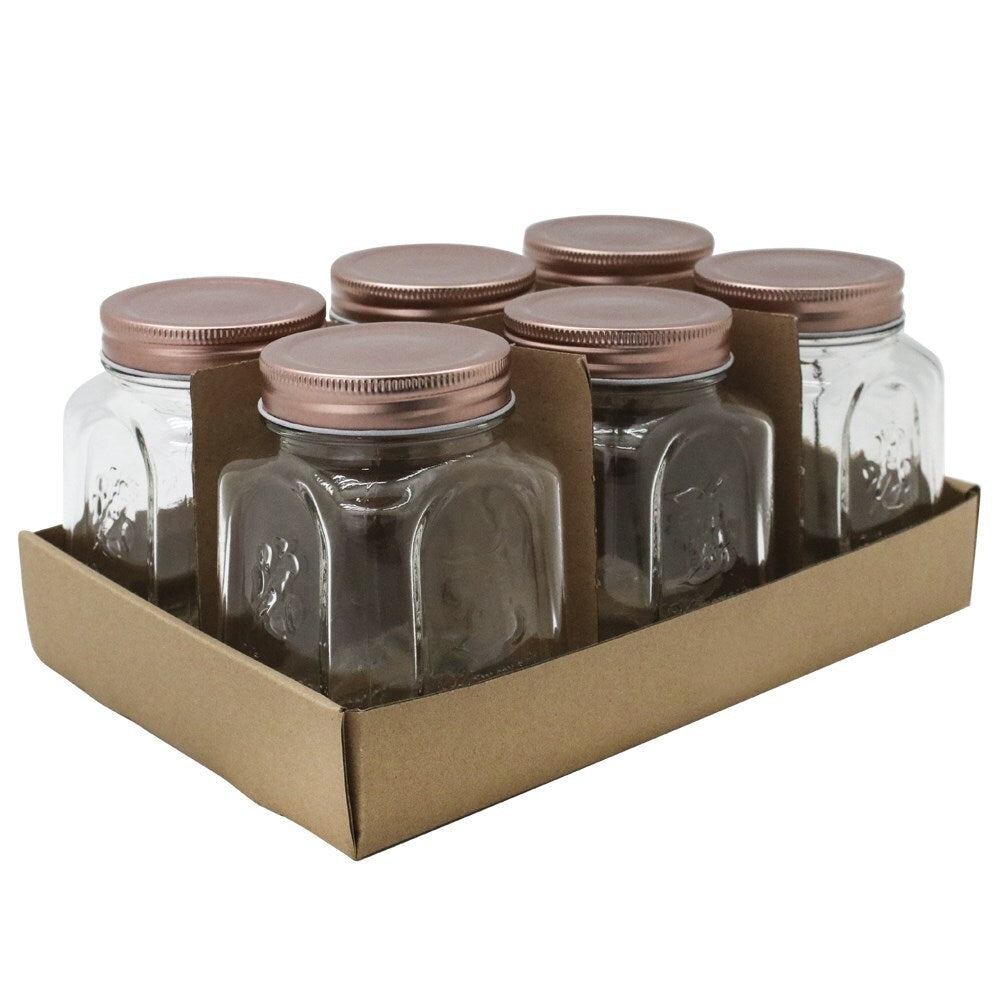 72301-6pk-lemon-lime-modena-glass-jar-square-475ml-rose-gold-lid
