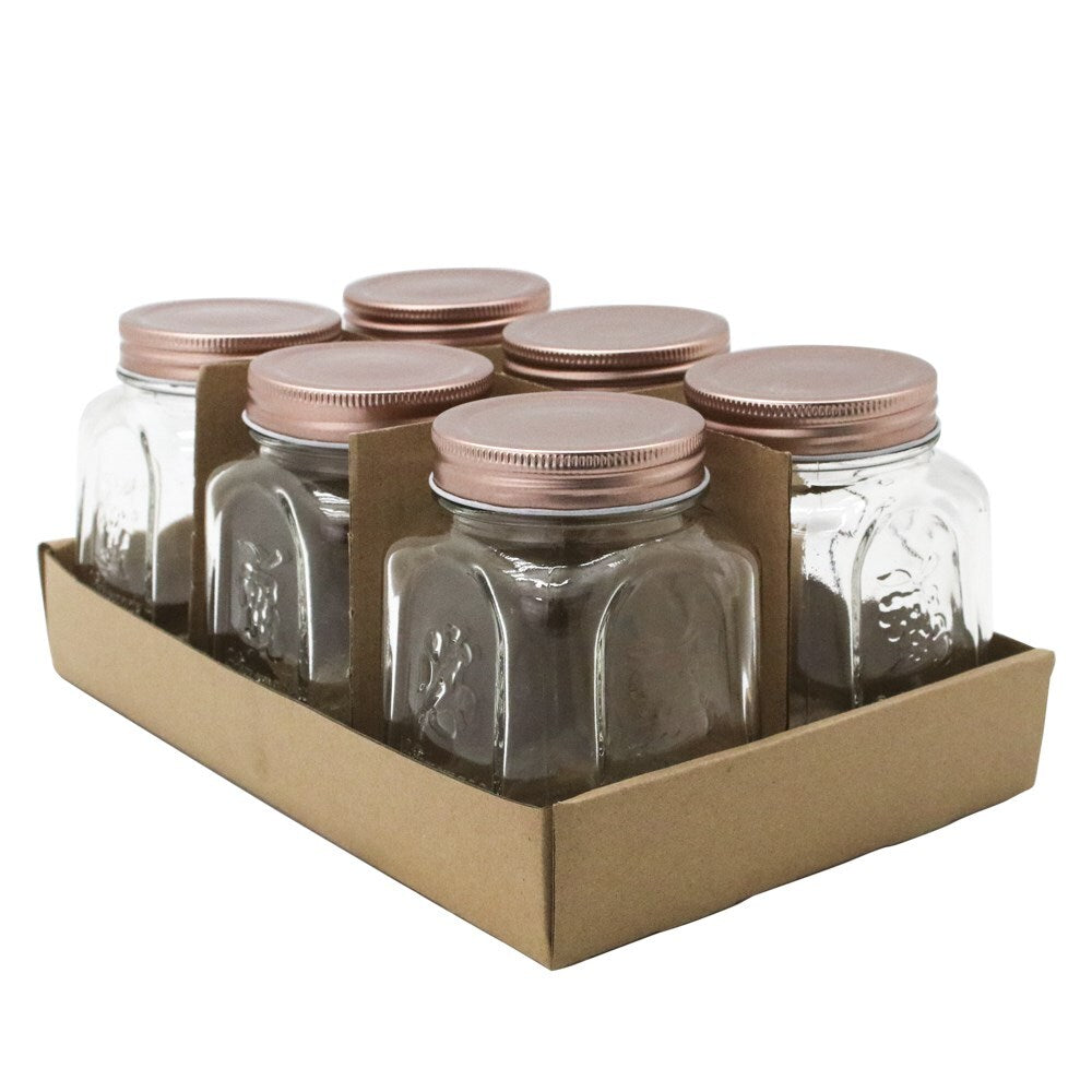 72301-6pk-lemon-lime-modena-glass-jar-square-475ml-rose-gold-lid