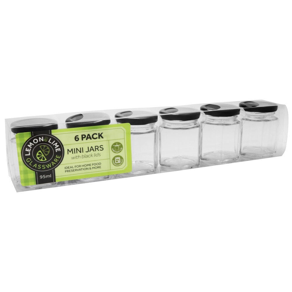 72363-6pk-lemon-lime-glass-hexagonal-jar-95ml-black-lid