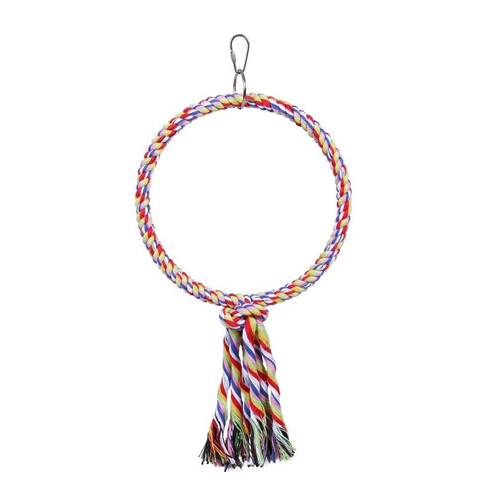 76514-paws-claws-cotton-swing-bird-toy-20-5x28cm-assorted