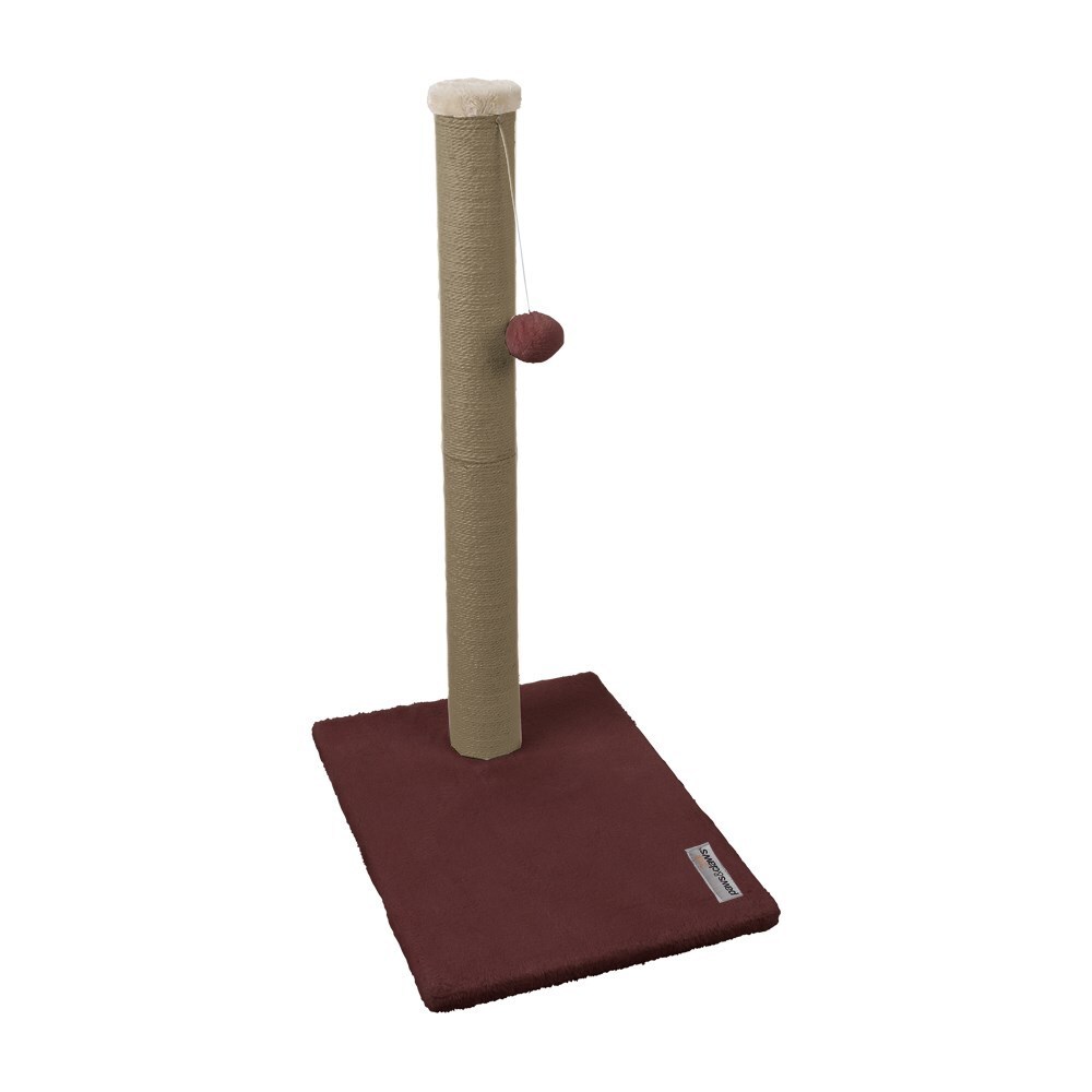 77580-paws-claws-catsby-65cm-scratching-post-w-toy-assorted