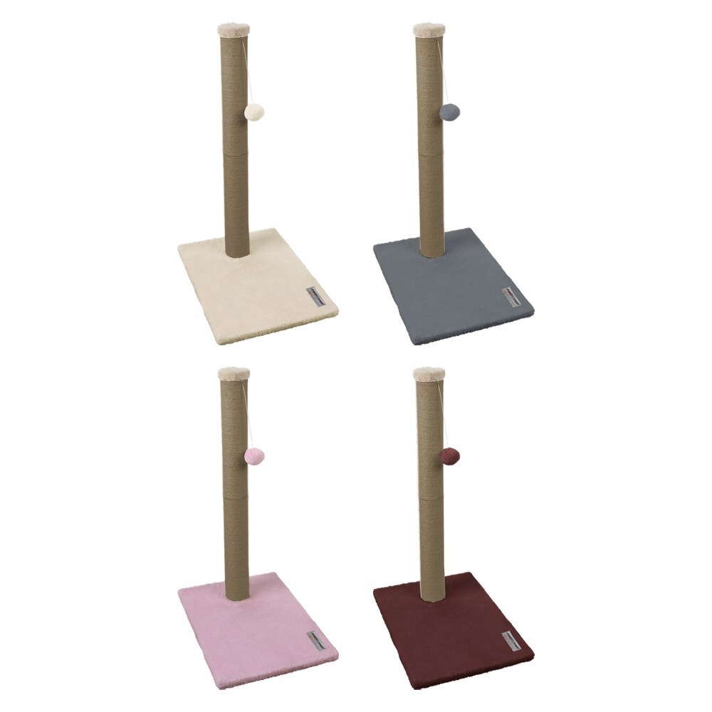77580-paws-claws-catsby-65cm-scratching-post-w-toy-assorted