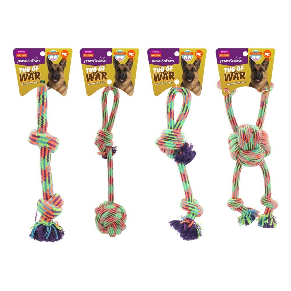 79591-paws-claws-tug-of-war-knotted-rope-35cm-assorted