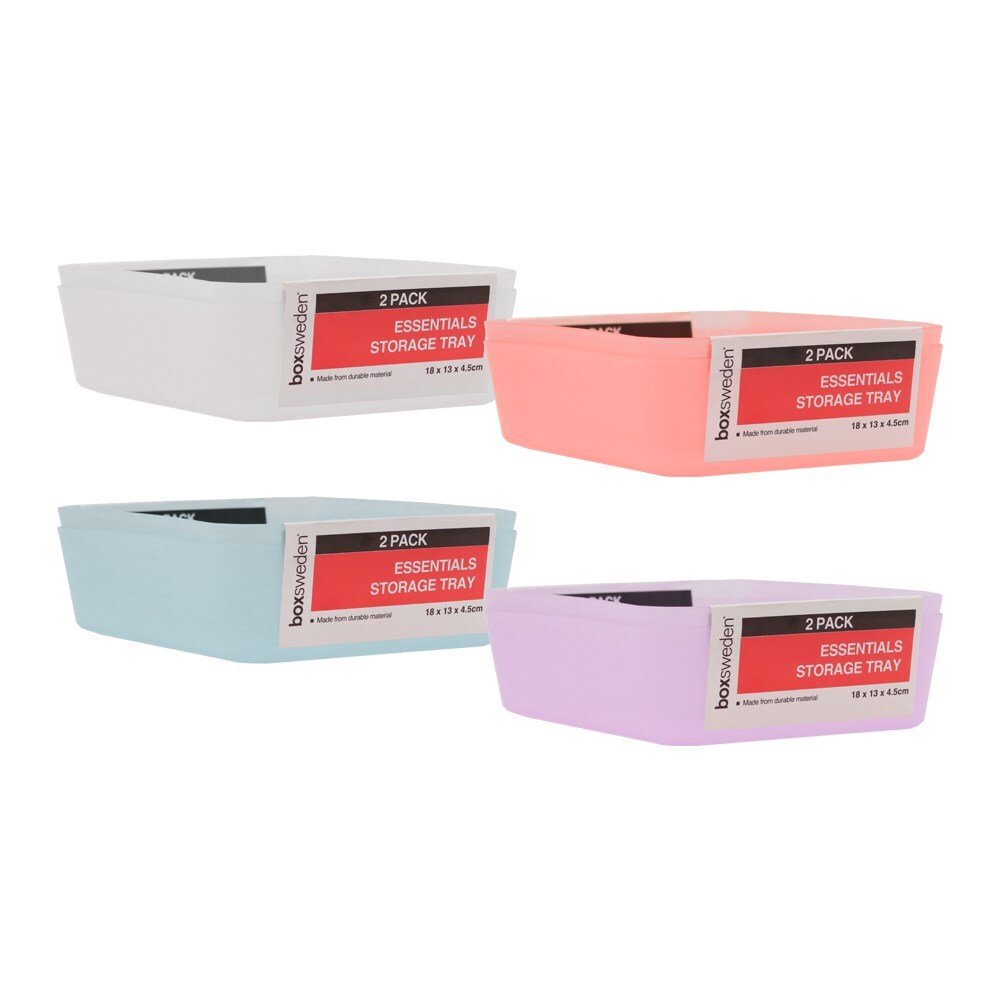 80917-2pk-boxsweden-essentials-storage-tray-18x13x4-5cm-assorted