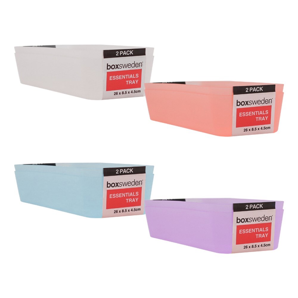 80924-2pk-boxsweden-essentials-storage-tray-26x8-5x4-5cm-assorted