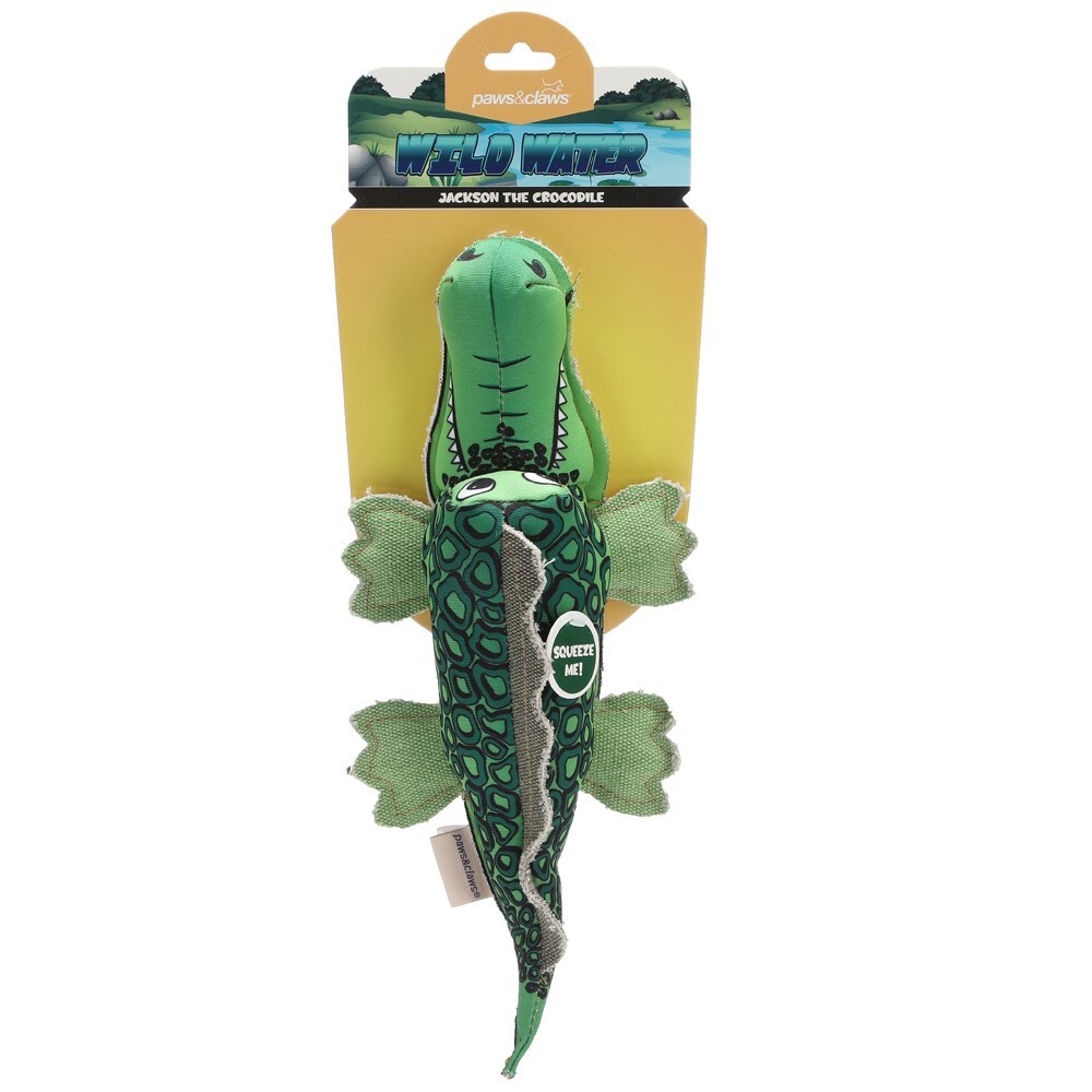 81556-paws-claws-33cm-wild-water-animalz-dog-pet-toy-assorted